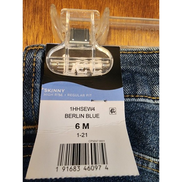 NWT Lee Riders Women Heritage High Rise Skinny Ankle Jean Vintage 6M NOS Berlin - Picture 5 of 5